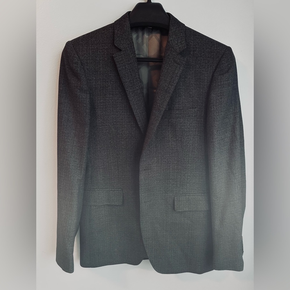 Burberry Charcoal Men's Wool Suit